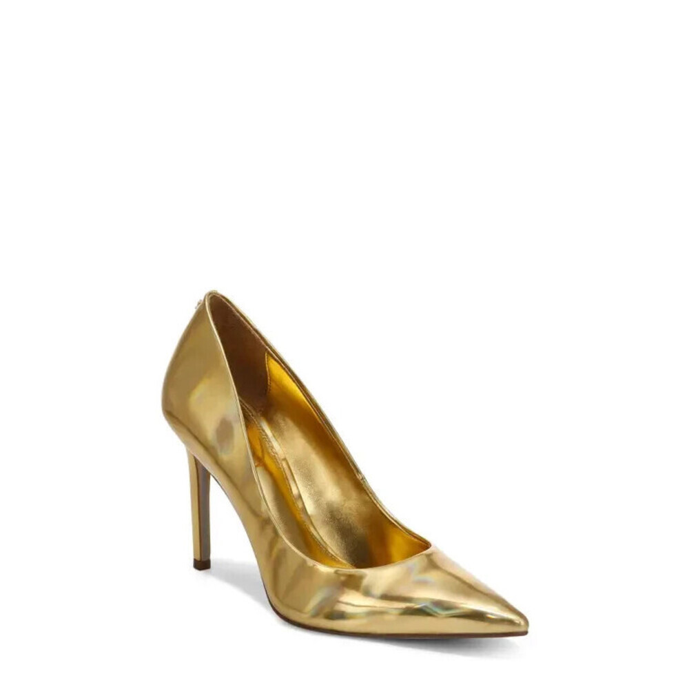 Sam Edelman Hazel Pumps Women's US 6.5 Gold Pointed Toe Stiletto Heel JOBB1323